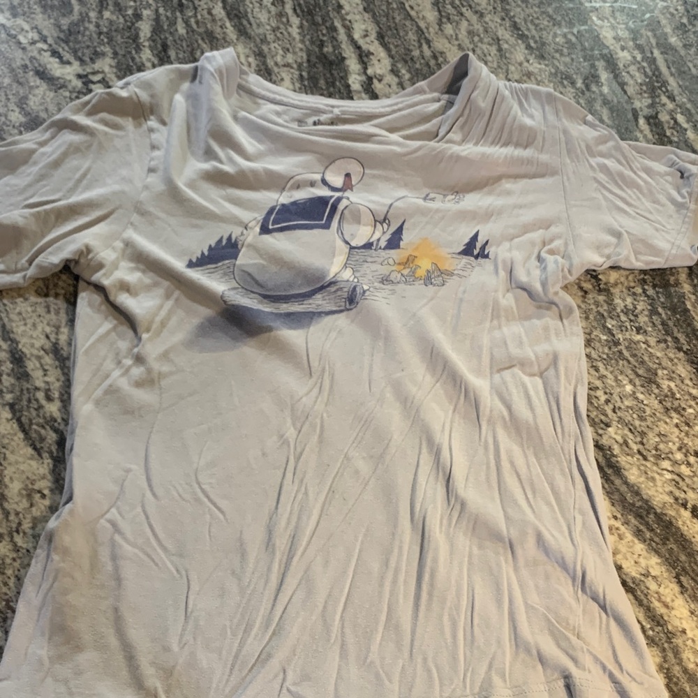 Threadless Ghostbuster Stay puft Campfire Graphic Short-Sleeve Tee